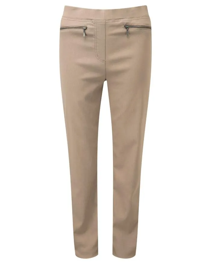 Cotton Traders Trousers Super Stretchy SlimLeg PullOn Trousers 8211 Women