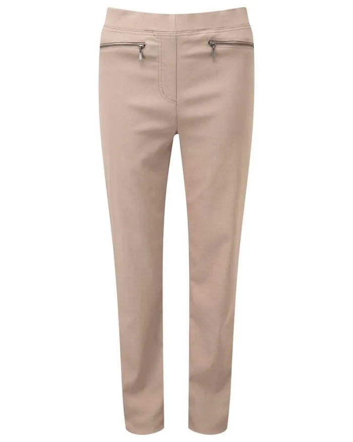Cotton Traders Trousers Super Stretchy SlimLeg PullOn Trousers 8211 Women