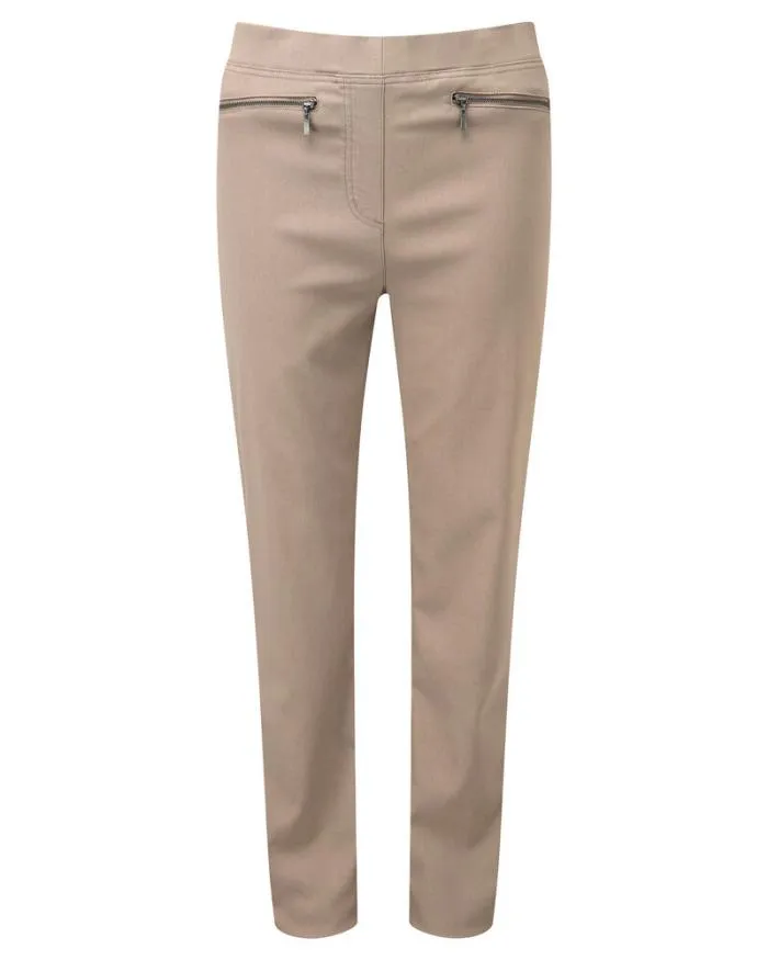 Cotton Traders Trousers Super Stretchy SlimLeg PullOn Trousers 8211 Women