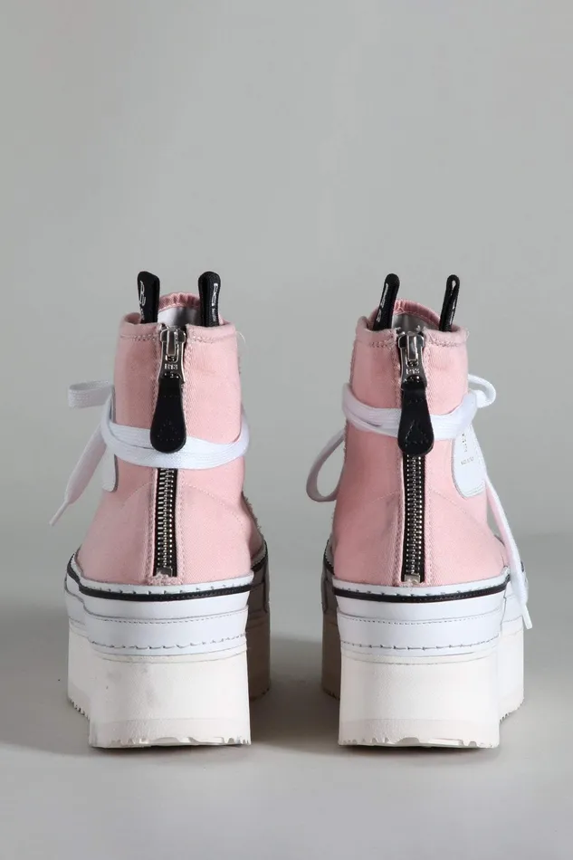 Courtney Platform High Top Sneaker 8211 Pink Sneakers R13 Women