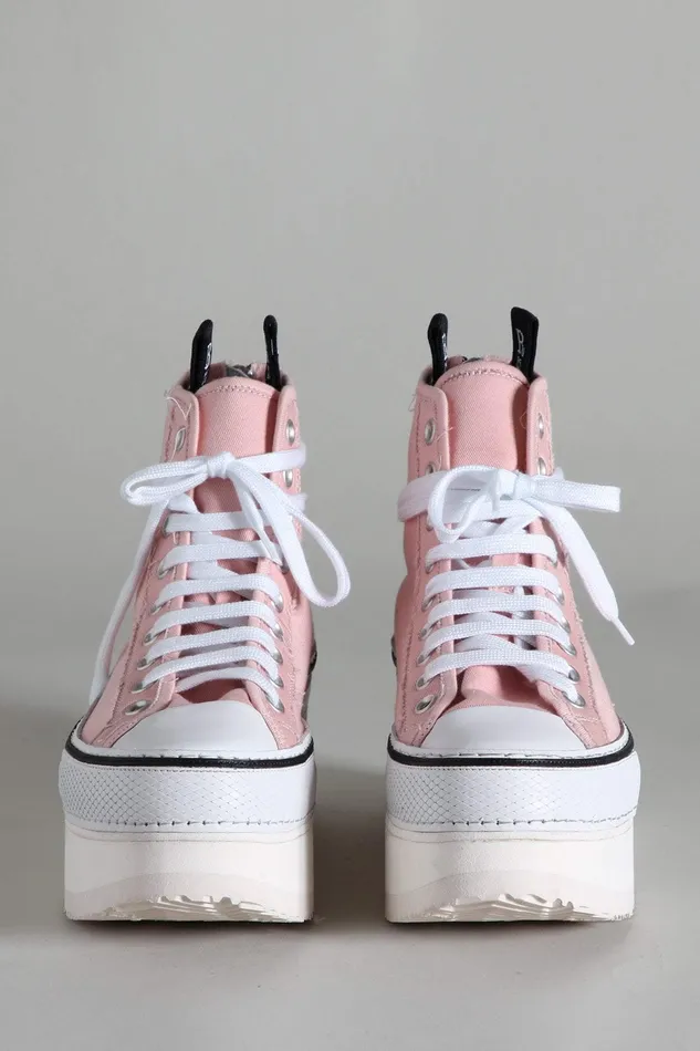 Courtney Platform High Top Sneaker 8211 Pink Sneakers R13 Women