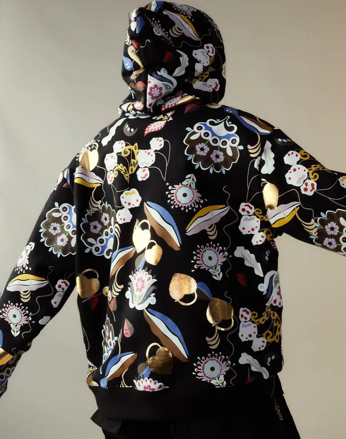 Cynthia Rowley Gilded Garden Sweatshirt Women Tops Cynthia Rowley Gilded Garden Sweatshirt Women Tops