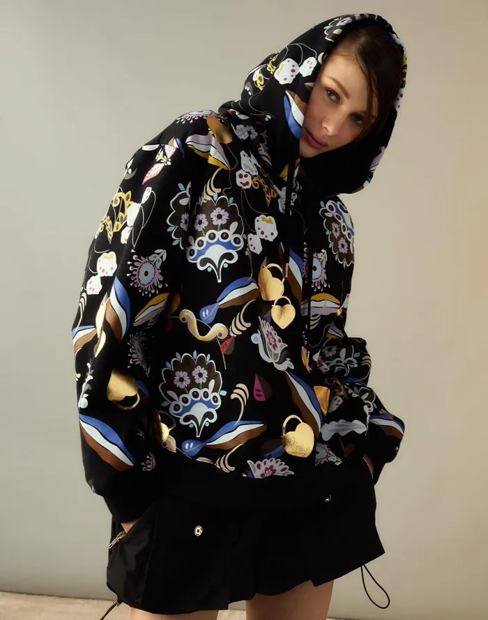 Cynthia Rowley Gilded Garden Sweatshirt Women Tops Cynthia Rowley Gilded Garden Sweatshirt Women Tops
