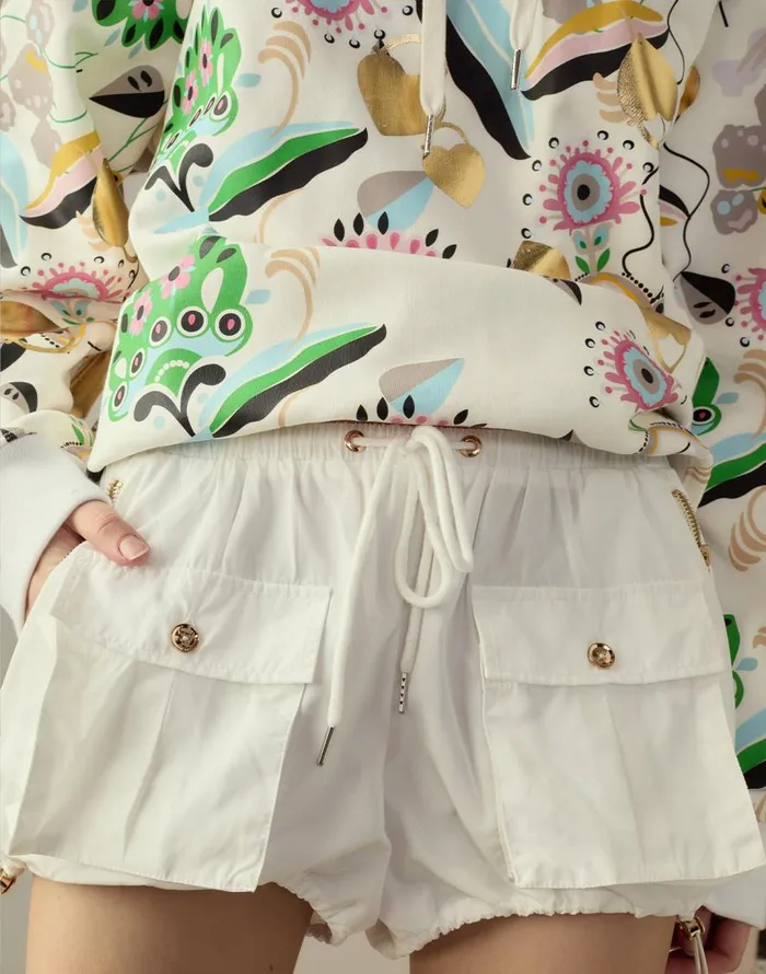 Cynthia Rowley Nylon Cargo Shorts Women Bottoms Cynthia Rowley Nylon Cargo Shorts Women Bottoms
