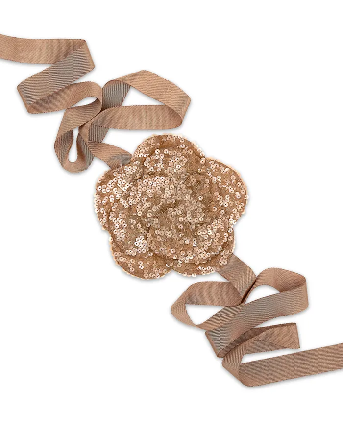 Cynthia Rowley Sequin Flower Tie Women Party Shop Cynthia Rowley Sequin Flower Tie Women Party Shop