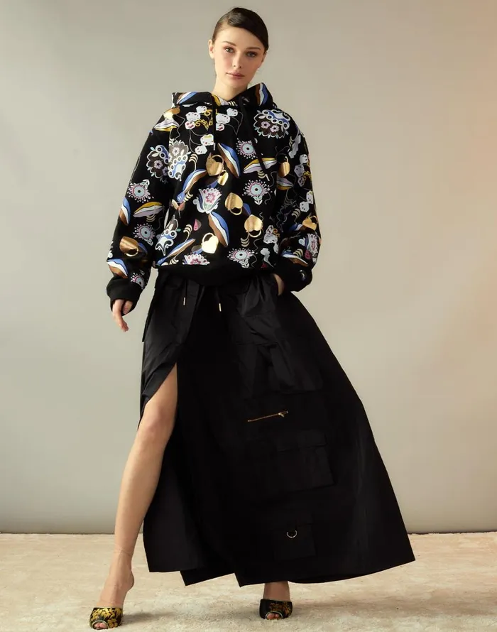 Cynthia Rowley Taffeta Cargo Skirt Women Bottoms Cynthia Rowley Taffeta Cargo Skirt Women Bottoms