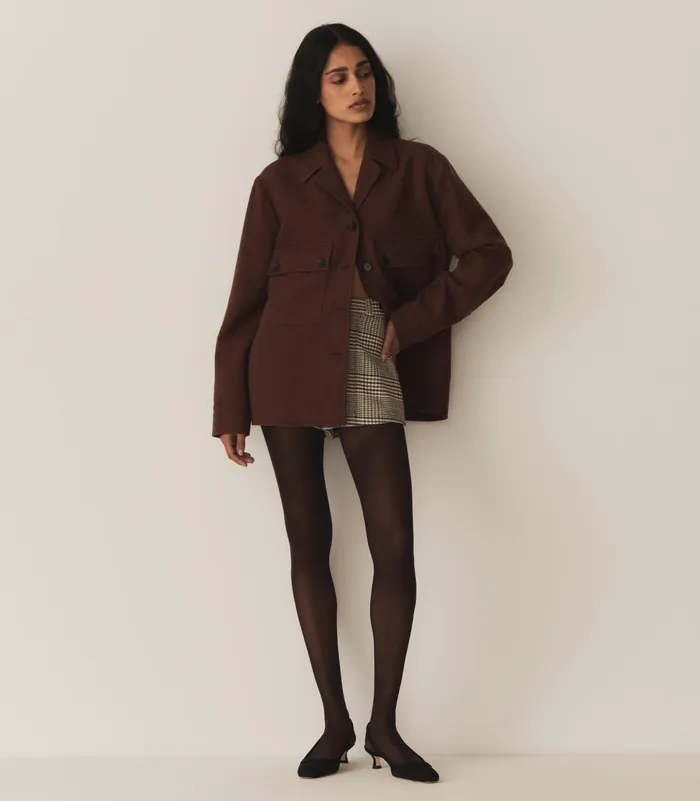 DEN Coats and Jackets Women Clifton Jacket Rust Umber DEN Coats and Jackets Women Clifton Jacket Rust Umber