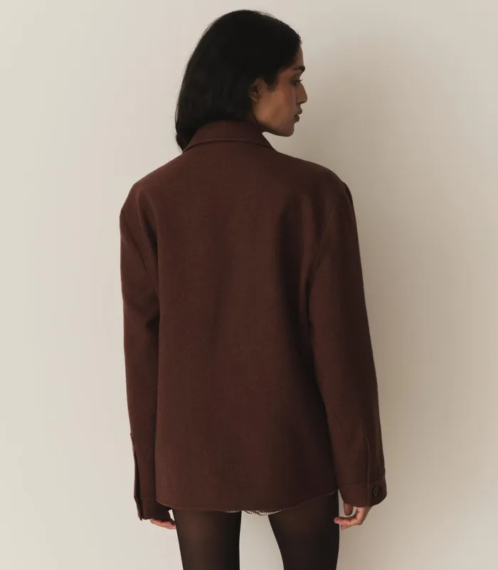 DEN Coats and Jackets Women Clifton Jacket Rust Umber DEN Coats and Jackets Women Clifton Jacket Rust Umber