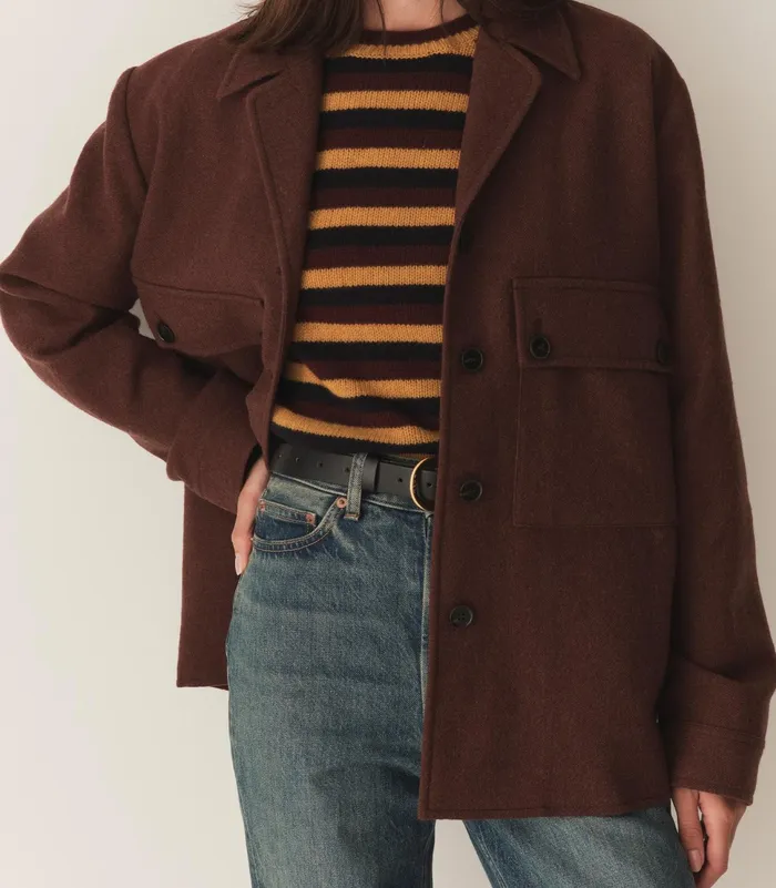 DEN Coats and Jackets Women Clifton Jacket Rust Umber DEN Coats and Jackets Women Clifton Jacket Rust Umber