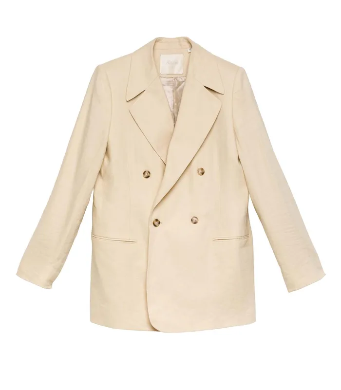 DEN Coats and Jackets Women Danton Blazer Butter Khaki DEN Coats and Jackets Women Danton Blazer Butter Khaki