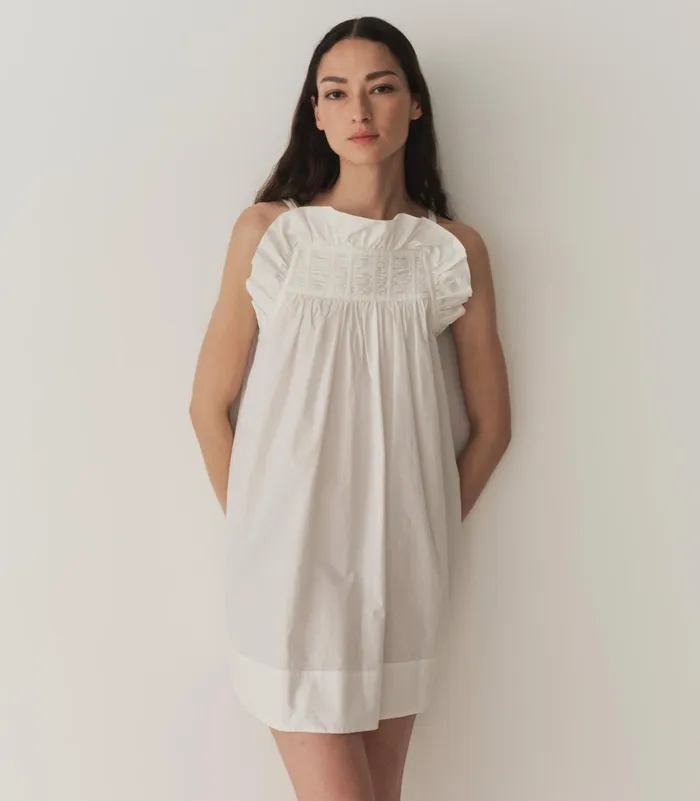 DEN Dresses Women Lynette Dress Salt DEN Dresses Women Lynette Dress Salt