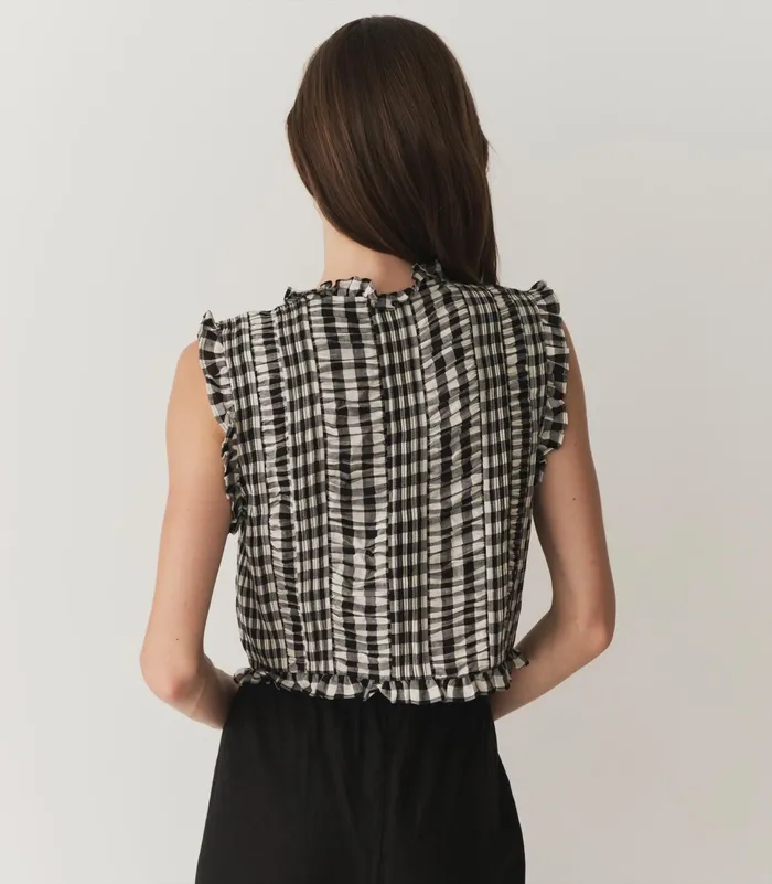 DEN Tops Women Harietta Top Marilyn Gingham DEN Tops Women Harietta Top Marilyn Gingham