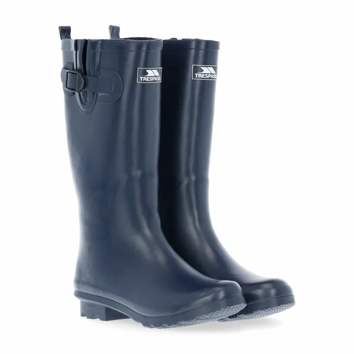 Damon Waterproof Wellies Black Iris Women Trespass Wellies