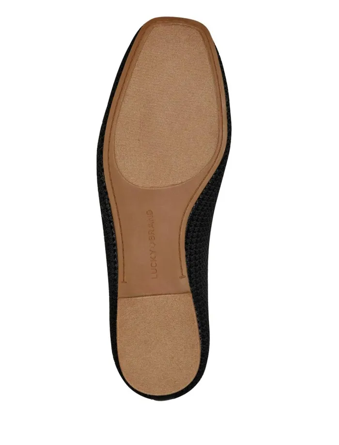 Daneric Flat Black Women Lucky Brand Shoes
