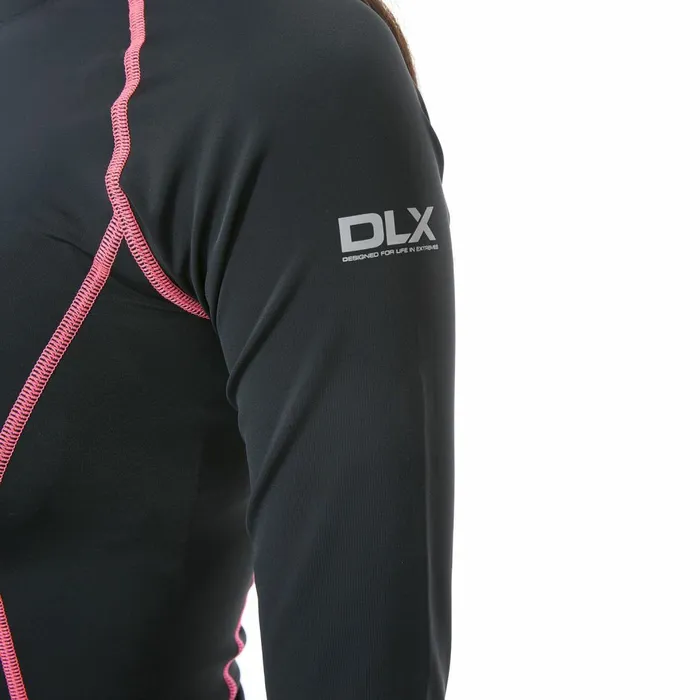 Dasha DLX Long Sleeve Thermal Tshirt Black Women Trespass Base Layers