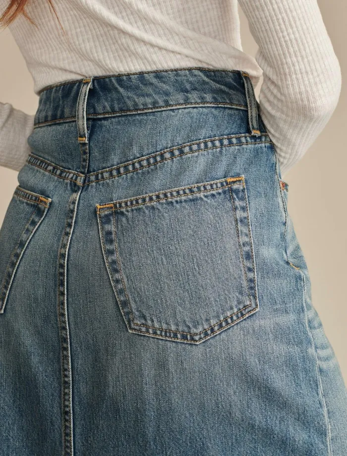 Denim Maxi Skirt Mackie Wash Women Lucky Brand Skirts