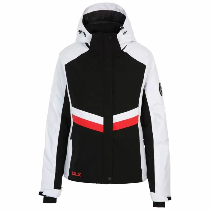 DLX Ski Jacket Waterproof Gwen Black Women Trespass Ski Jackets