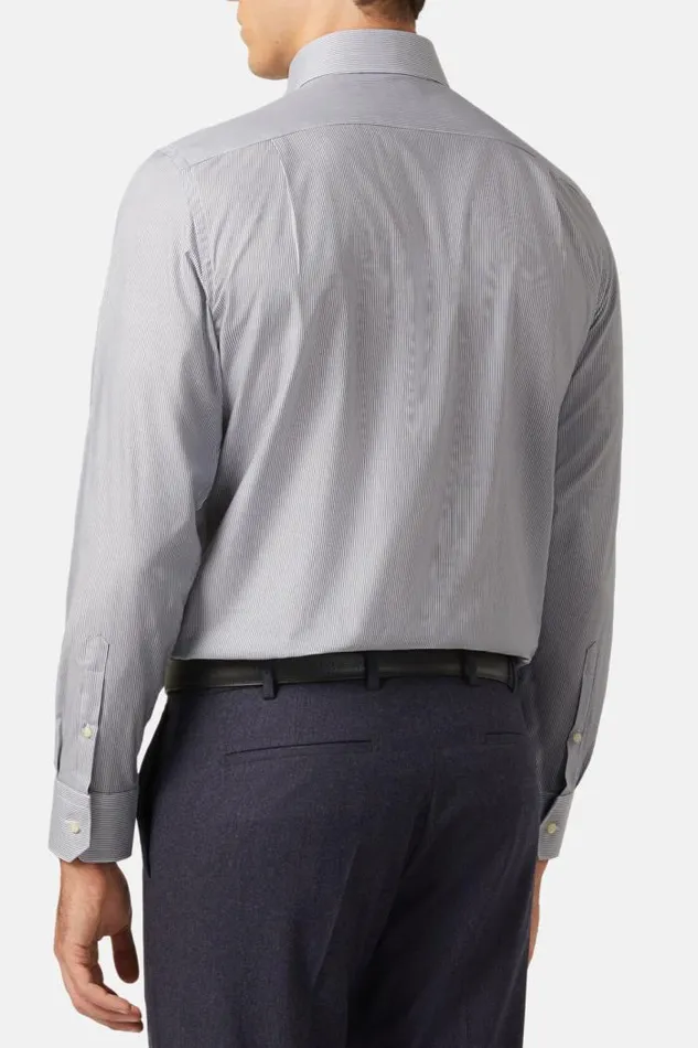 Dress Shirts Men Boggi Milano Regular Fit Navy AND Green Striped Cotton Shirt Navy 8211 Green Dress Shirts Men Boggi Milano Regular Fit Navy AND Green Striped Cotton Shirt Navy 8211 Green