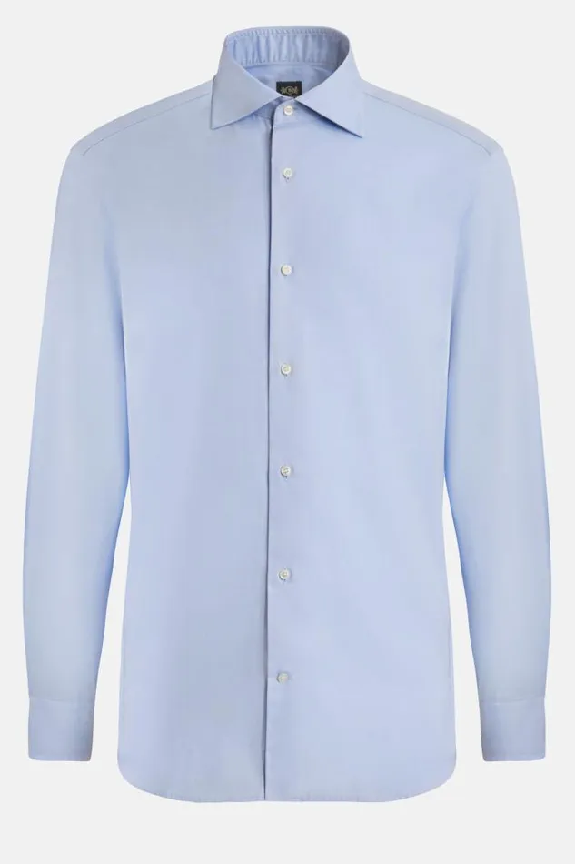 Dress Shirts Men Boggi Milano Slim Fit Sky Blue Cotton Twill Shirt Light Blu Dress Shirts Men Boggi Milano Slim Fit Sky Blue Cotton Twill Shirt Light Blu