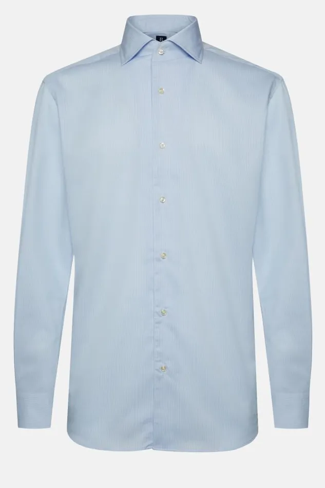 Dress Shirts Men Boggi Milano Slim Fit Sky Blue Striped Cotton And Tencel Shirt Light Blu Dress Shirts Men Boggi Milano Slim Fit Sky Blue Striped Cotton And Tencel Shirt Light Blu