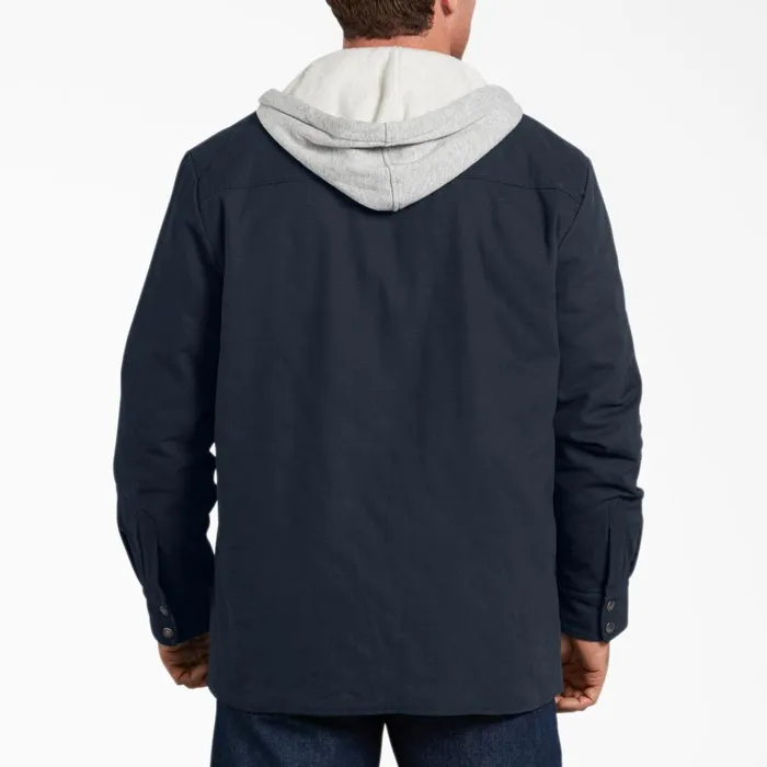 Duck Hooded Shirt Jacket Dark Navy Dark Navy dn Men Dickies Shirt Jackets Duck Hooded Shirt Jacket Dark Navy Dark Navy dn Men Dickies Shirt Jackets