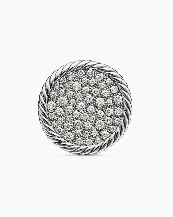 DY Elements Ring In Sterling Silver With Diamonds 212mm Women David Yurman Statement DY Elements Ring In Sterling Silver With Diamonds 212mm Women David Yurman Statement