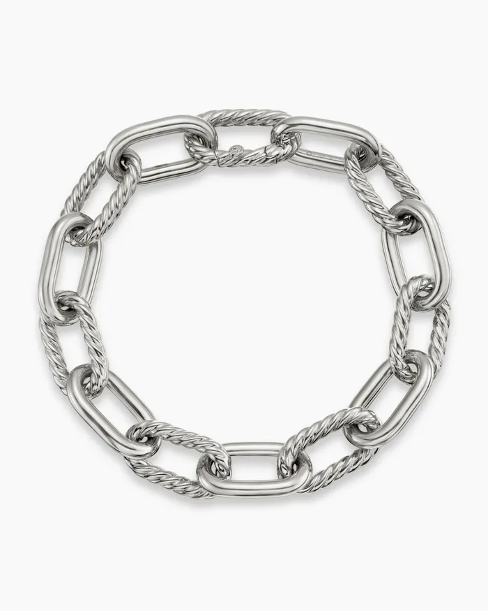 DY Madison Chain Bracelet In Sterling Silver 11mm Women David Yurman Chain DY Madison Chain Bracelet In Sterling Silver 11mm Women David Yurman Chain