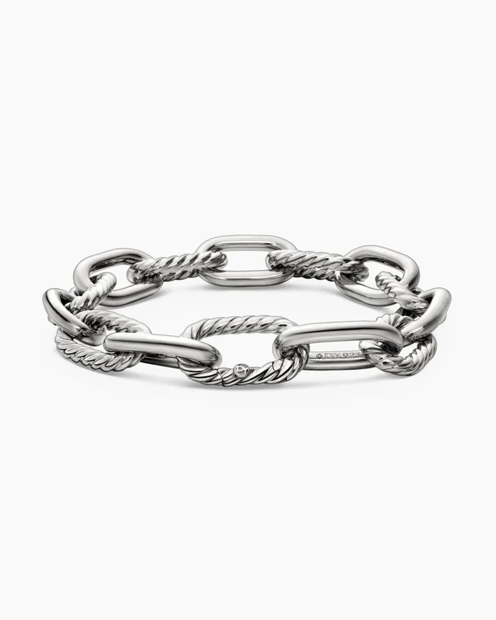 DY Madison Chain Bracelet In Sterling Silver 11mm Women David Yurman Chain DY Madison Chain Bracelet In Sterling Silver 11mm Women David Yurman Chain