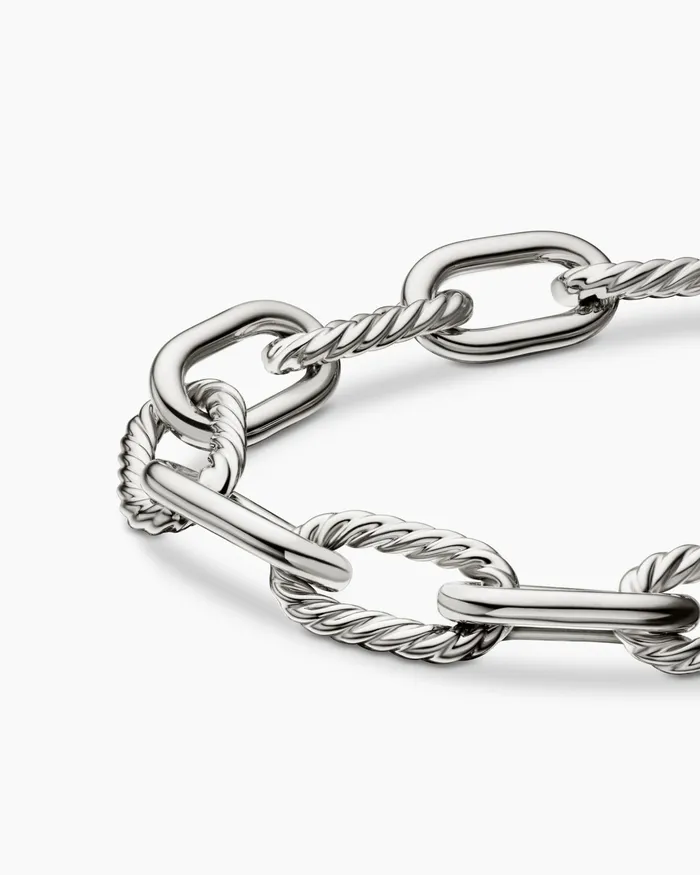 DY Madison Chain Bracelet In Sterling Silver 11mm Women David Yurman Chain DY Madison Chain Bracelet In Sterling Silver 11mm Women David Yurman Chain