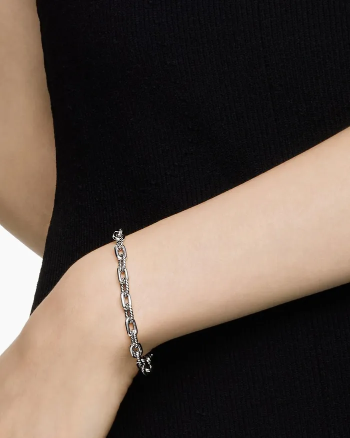 DY Madison Chain Bracelet In Sterling Silver 55mm Women David Yurman Chain