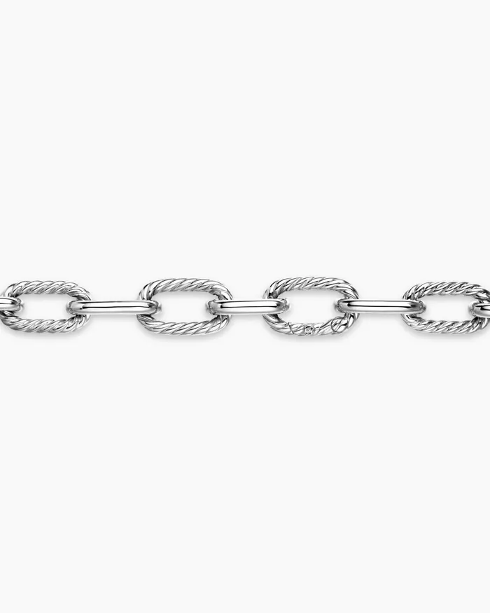 DY Madison Chain Necklace In Sterling Silver With 18K Yellow Gold 11mm Women David Yurman Chain DY Madison Chain Necklace In Sterling Silver With 18K Yellow Gold 11mm Women David Yurman Chain