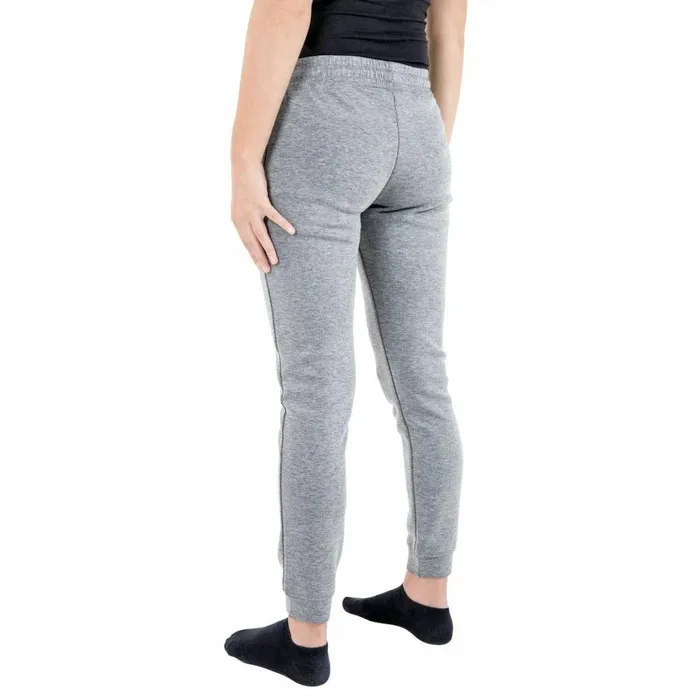 Elara DLX Knitted Tracksuit Bottoms Grey Marl Women Trespass 34 Length Trousers