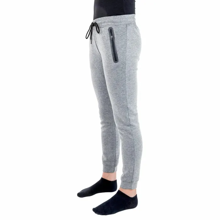 Elara DLX Knitted Tracksuit Bottoms Grey Marl Women Trespass 34 Length Trousers