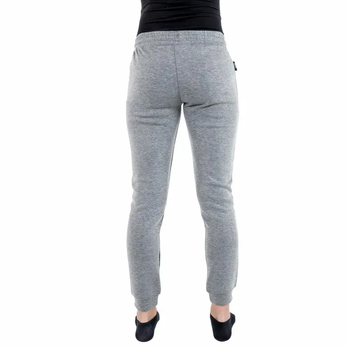 Elara DLX Knitted Tracksuit Bottoms Grey Marl Women Trespass 34 Length Trousers
