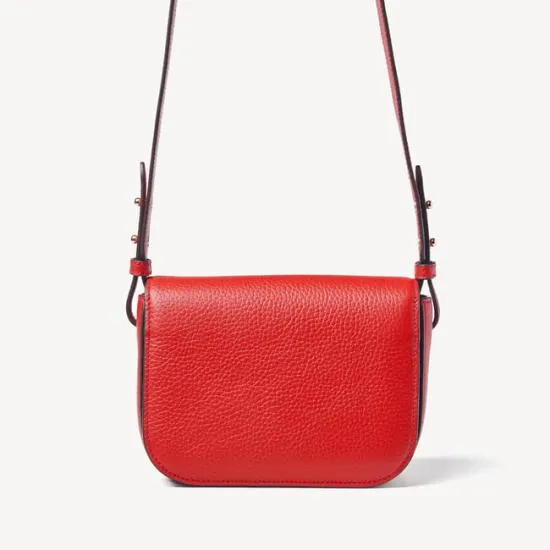 Ella Bag Cardinal Red Pebble Women Aspinal Of London Shoulder