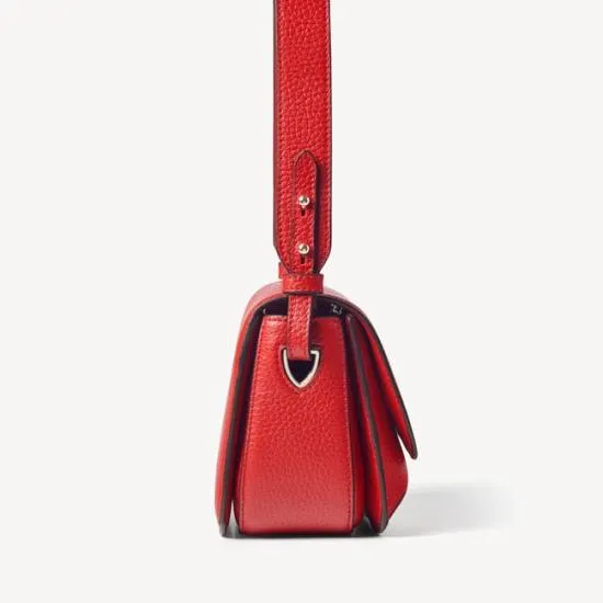 Ella Bag Cardinal Red Pebble Women Aspinal Of London Shoulder