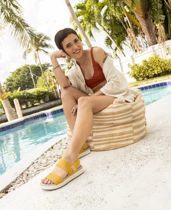 Elle Backstrap Red Sandal Women KEEN Sandals