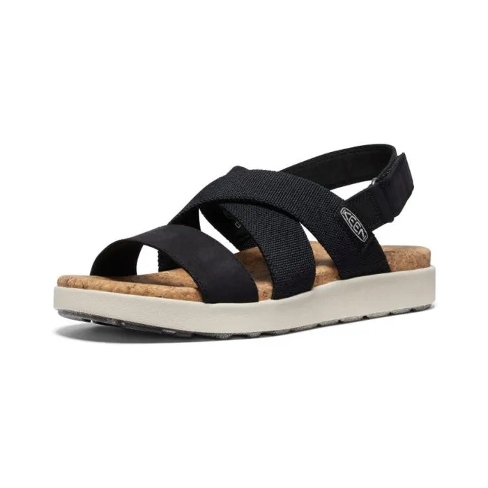 Elle Criss Cross BlackBirch Sandal Women KEEN Casual Elle Criss Cross BlackBirch Sandal Women KEEN Casual