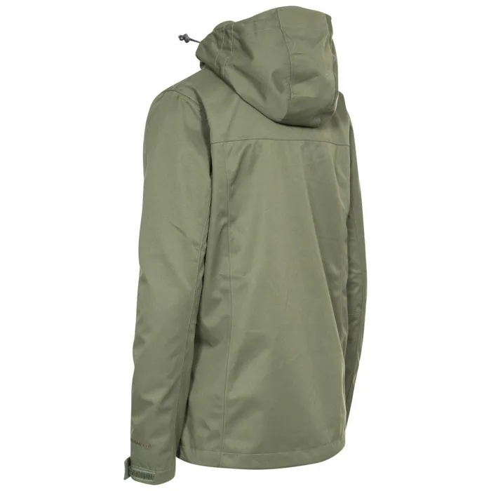 Emeson DLX Hooded Waterproof Jacket Moss Women Trespass Waterproof Jackets