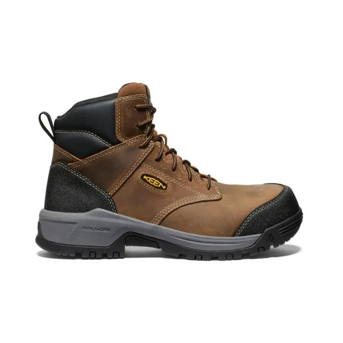 Evanston 6quot ESD CarbonFiber Toe Leather Work Boot Men KEEN Boots