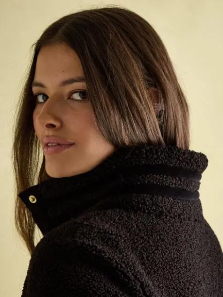 Fleeces and Sweatshirts Women Joules Black Fleece Jacket