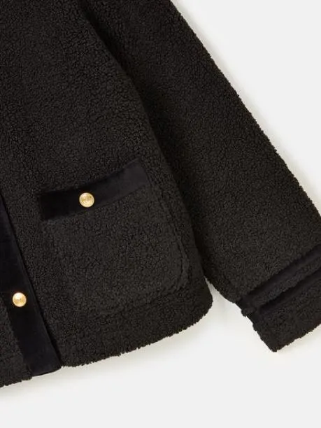 Fleeces and Sweatshirts Women Joules Black Fleece Jacket