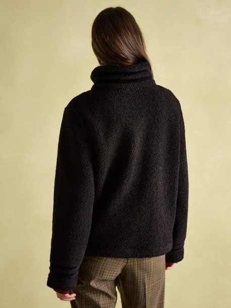 Fleeces and Sweatshirts Women Joules Black Fleece Jacket