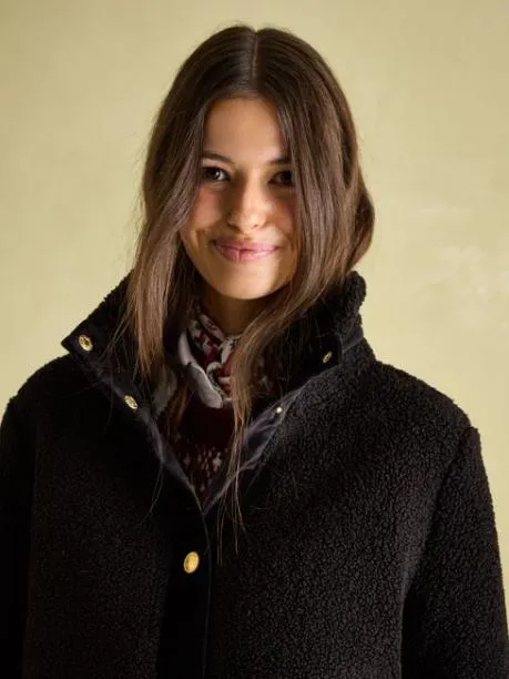 Fleeces and Sweatshirts Women Joules Black Fleece Jacket