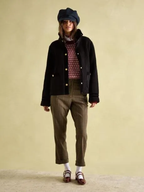 Fleeces and Sweatshirts Women Joules Black Fleece Jacket