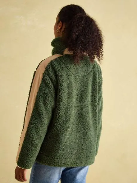 Fleeces and Sweatshirts Women Joules Green Quarter Zip Fleece