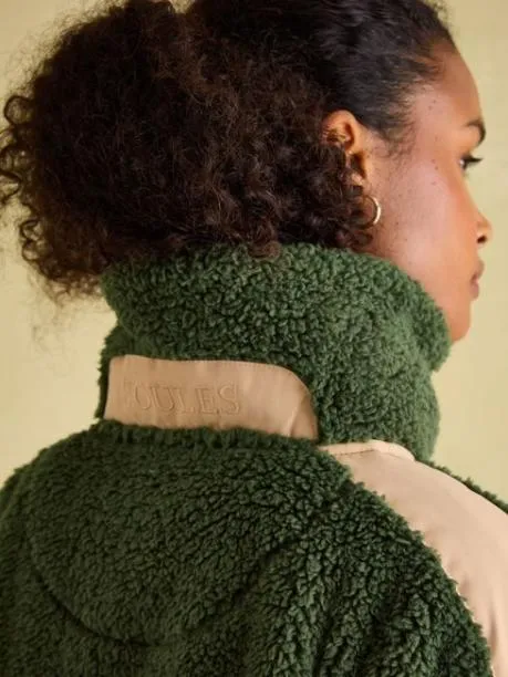 Fleeces and Sweatshirts Women Joules Green Quarter Zip Fleece