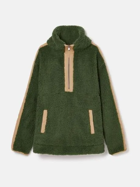 Fleeces and Sweatshirts Women Joules Green Quarter Zip Fleece