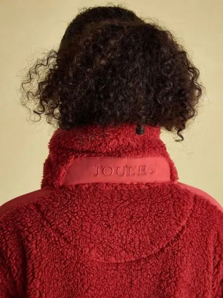 Fleeces and Sweatshirts Women Joules Pink Quarter Zip Fleece