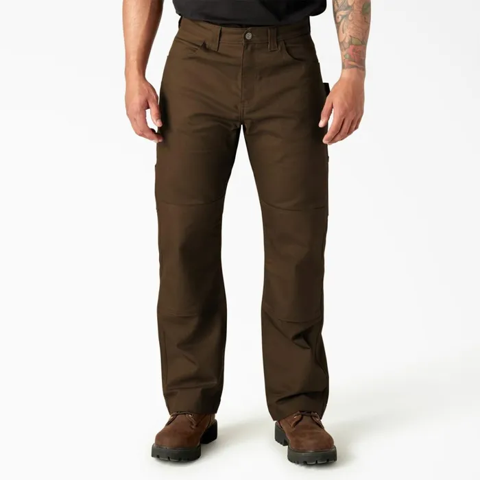 FLEX DuraTech Relaxed Fit Duck Pants Timber Brown Timber Brown tb Men Dickies Double Knee FLEX DuraTech Relaxed Fit Duck Pants Timber Brown Timber Brown tb Men Dickies Double Knee
